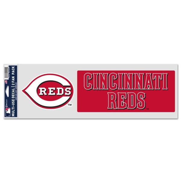 Wholesale-Cincinnati Reds Fan Decals 3.75" x 12"