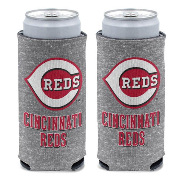 Wholesale-Cincinnati Reds GRAY 12 oz Slim Can Cooler