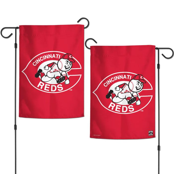 Wholesale-Cincinnati Reds Garden Flags 2 sided 12.5" x 18"