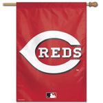 Wholesale-Cincinnati Reds Logo Vertical Flag 28" x 40"