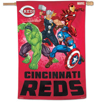 Wholesale-Cincinnati Reds / Marvel (c) 2021 MARVEL Vertical Flag 28" x 40"