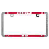 Wholesale-Cincinnati Reds Metal Lic. Plate Frame Slim