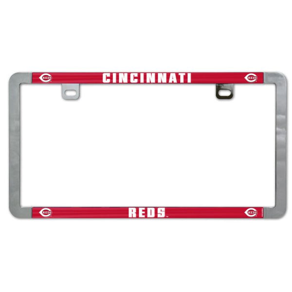 Wholesale-Cincinnati Reds Metal Lic. Plate Frame Slim