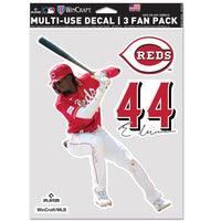 Wholesale-Cincinnati Reds Multi Use 3 Fan Pack Elly De La Cruz