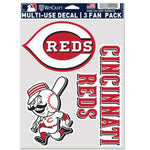 Wholesale-Cincinnati Reds Multi Use 3 Fan Pack
