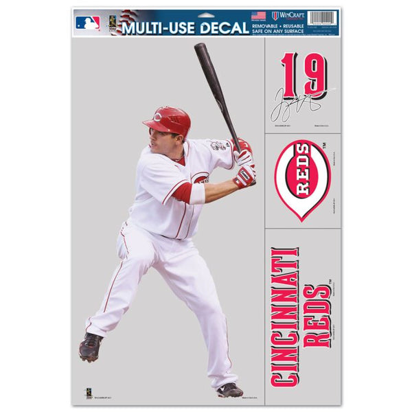 Wholesale-Cincinnati Reds Multi Use Decal 11" x 17" Joey Votto