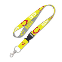 Wholesale-Cincinnati Reds NEON Lanyard w/detachable buckle 1"