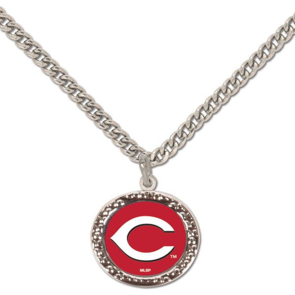 Wholesale-Cincinnati Reds Necklace w/Charm FINDING #01656602