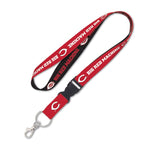 Wholesale-Cincinnati Reds SLOGAN Lanyard w/detachable buckle 1"