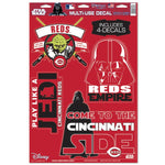 Wholesale-Cincinnati Reds / Star Wars Darth Vader &amp; Yoda Multi-Use Decal 11" x 17"