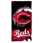 Wholesale-Cincinnati Reds TDYE Spectra Beach Towel 30" x 60"