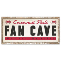 Wholesale-Cincinnati Reds Wood Sign 8" x 17"