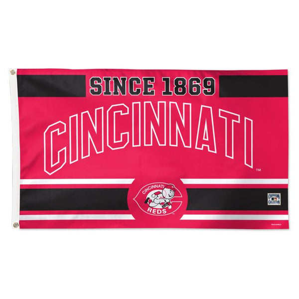 Wholesale-Cincinnati Reds established Flag - Deluxe 3' X 5'