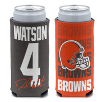 Wholesale-Cleveland Browns 12 oz Slim Can Cooler Deshaun Watson