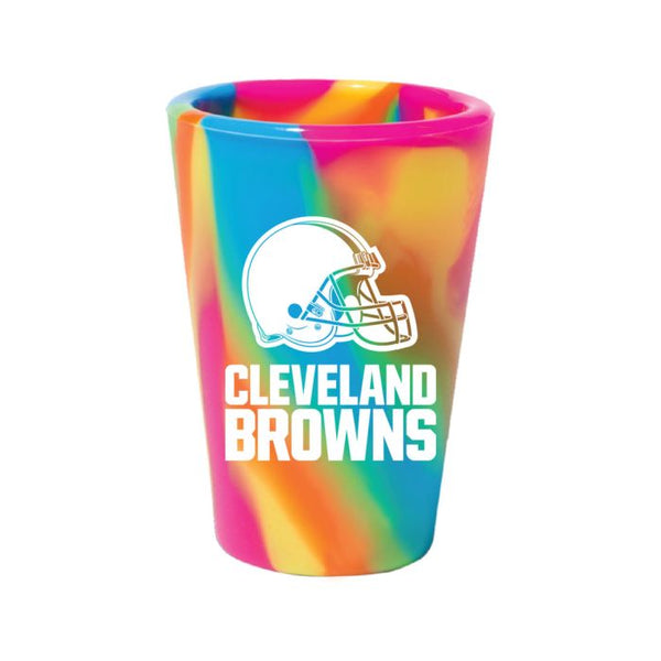 Wholesale-Cleveland Browns 1.5oz Silicone Shot Glass