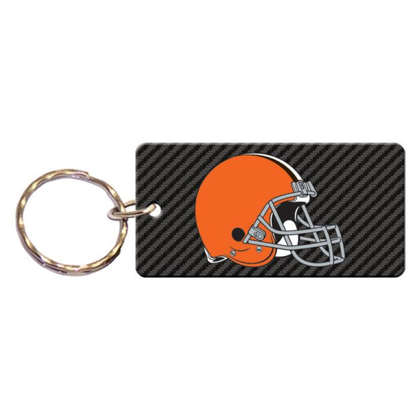 Wholesale-Cleveland Browns CARBON Keychain Rectangle