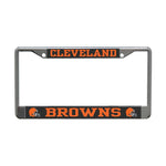 Wholesale-Cleveland Browns CARBON Lic Plt Frame S/L Printed