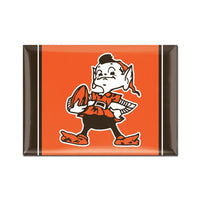 Wholesale-Cleveland Browns / Classic Logo Metal Magnet 2.5" x 3.5"