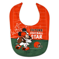 Wholesale-Cleveland Browns / Disney Mickey Mouse All Pro Baby Bib