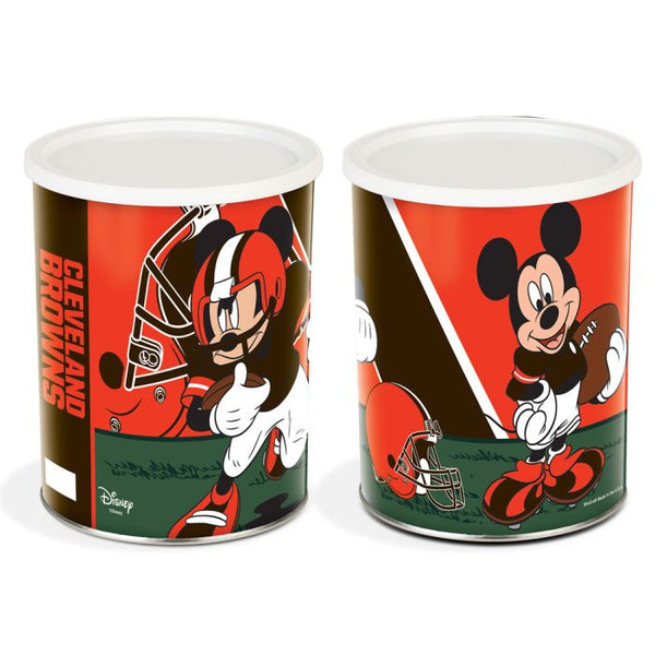 Wholesale-Cleveland Browns / Disney Mickey Mouse Gift Tin 1 Gallon