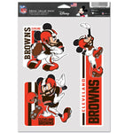 Wholesale-Cleveland Browns / Disney Mickey Mouse Multi Use 3 Fan Pack