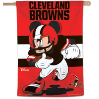 Wholesale-Cleveland Browns / Disney Mickey Mouse Vertical Flag 28" x 40"