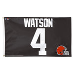 Wholesale-Cleveland Browns Flag - Deluxe 3' X 5' Deshaun Watson