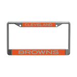 Wholesale-Cleveland Browns GLITTER LETTERS Lic Plt Frame S/L Printed