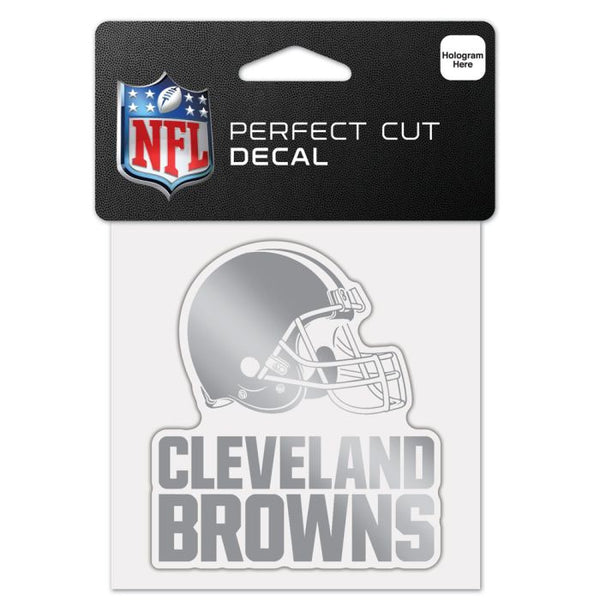 Wholesale-Cleveland Browns GOld Decal Metallic 4" x 4"