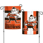 Wholesale-Cleveland Browns Garden Flags 2 sided 12.5" x 18"