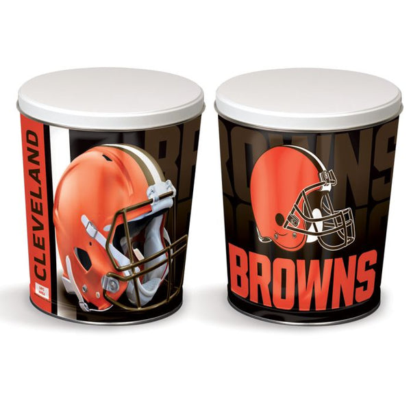 Wholesale-Cleveland Browns Gift Tin tapered 3 gallon