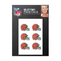 Wholesale-Cleveland Browns Glitter Tattoo 6 Pack