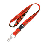 Wholesale-Cleveland Browns Heart Lanyard w/detachable buckle 1"