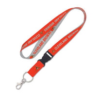 Wholesale-Cleveland Browns Heather Lanyard w/detachable buckle 1"