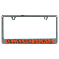 Wholesale-Cleveland Browns Lic Plate Frame B/O Printed