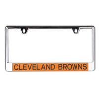 Wholesale-Cleveland Browns Lic Plate Frame B/O Printed