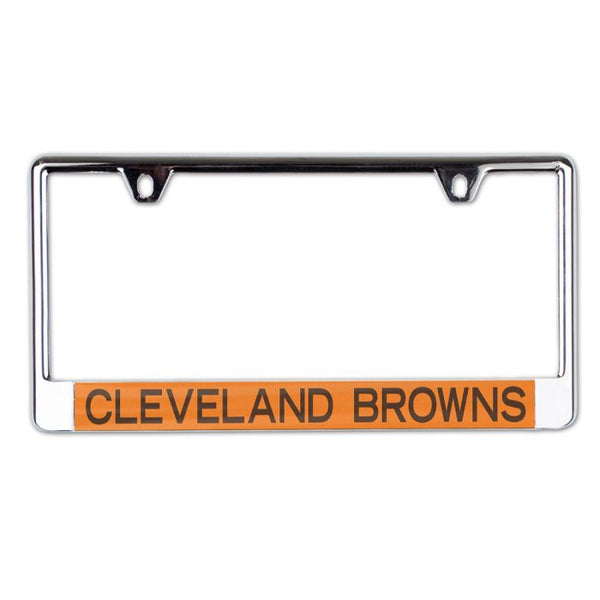 Wholesale-Cleveland Browns Lic Plate Frame B/O Printed