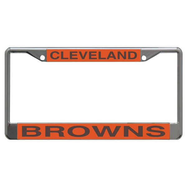 Wholesale-Cleveland Browns Lic Plt Frame S/L Printed