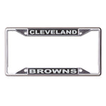 Wholesale-Cleveland Browns Lic Plt Frame S/S Printed