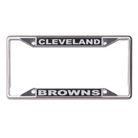 Wholesale-Cleveland Browns Lic Plt Frame S/S Printed