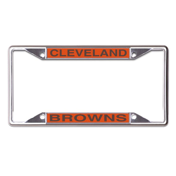 Wholesale-Cleveland Browns Lic Plt Frame S/S Printed