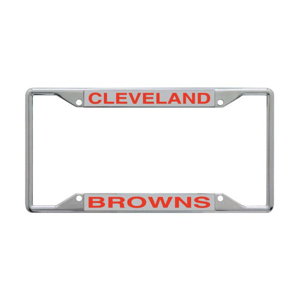 Wholesale-Cleveland Browns Lic Plt Frame S/S Printed