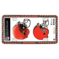 Wholesale-Cleveland Browns License Plate Thin Frame - Plastic w/Decal