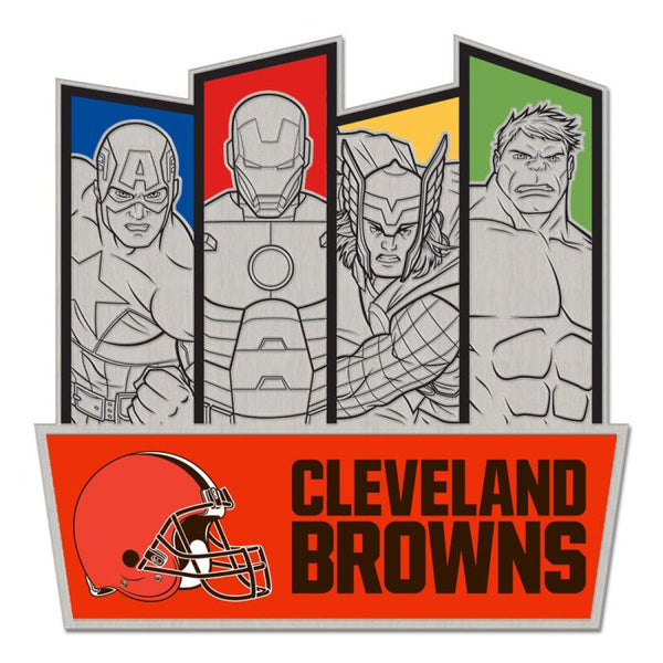 Wholesale-Cleveland Browns / Marvel (C) 2021 Marvel Collector Pin Jewelry Card