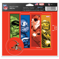 Wholesale-Cleveland Browns / Marvel (C) 2021 Marvel Multi-Use Decal - cut to logo 5" x 6"