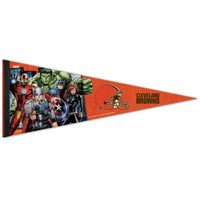 Wholesale-Cleveland Browns / Marvel (C) 2021 Marvel Premium Pennant 12" x 30"