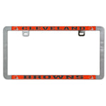 Wholesale-Cleveland Browns Metal Lic. Plate Frame Slim