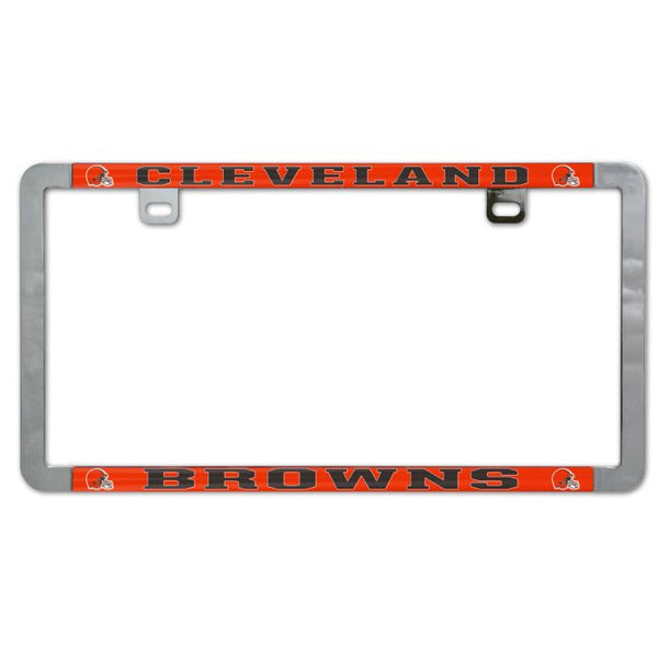 Wholesale-Cleveland Browns Metal Lic. Plate Frame Slim