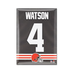 Wholesale-Cleveland Browns Metal Magnet 2.5" x 3.5" Deshaun Watson