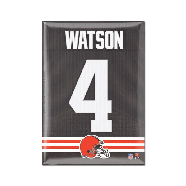 Wholesale-Cleveland Browns Metal Magnet 2.5" x 3.5" Deshaun Watson